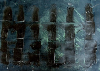 9/11 (2) (2003), Öl auf Papier, 30x40